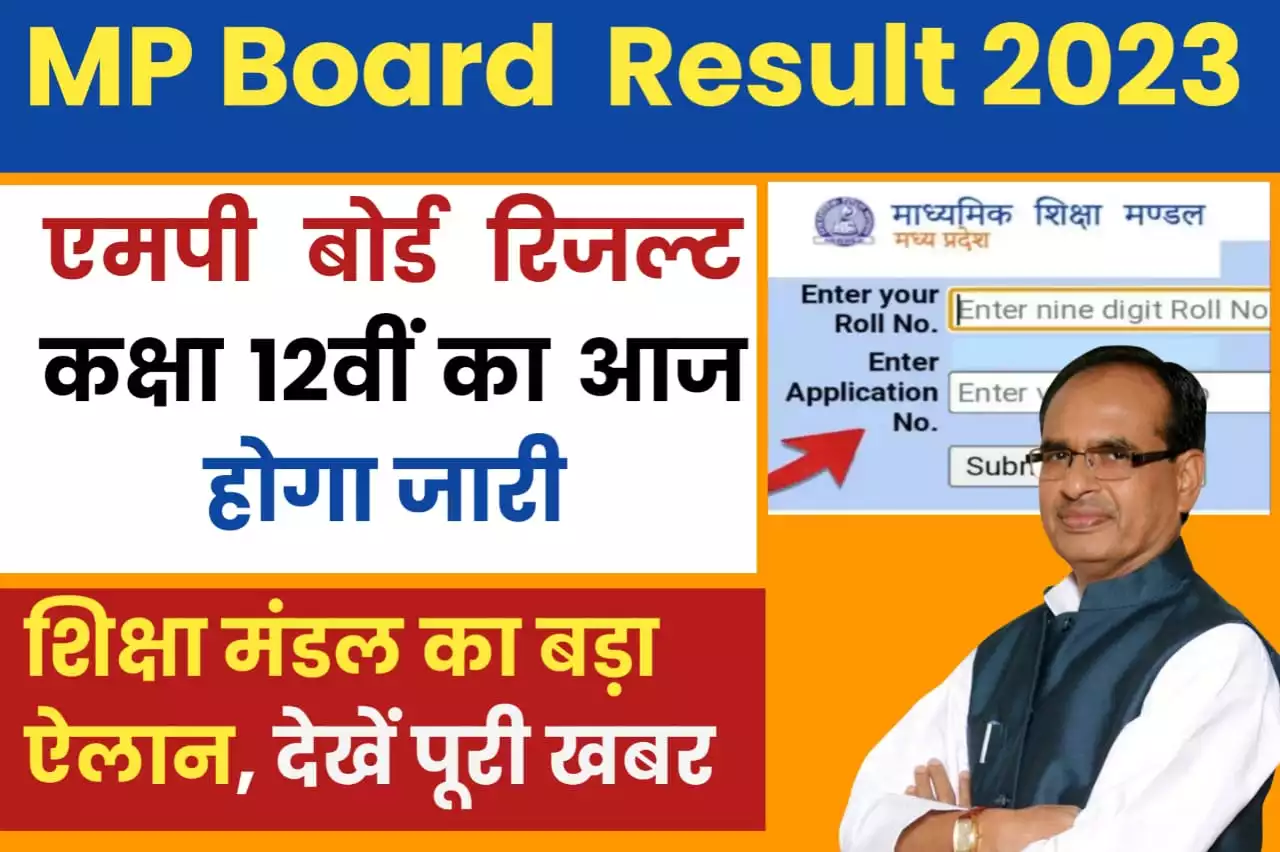 MP Board 12th result 2023