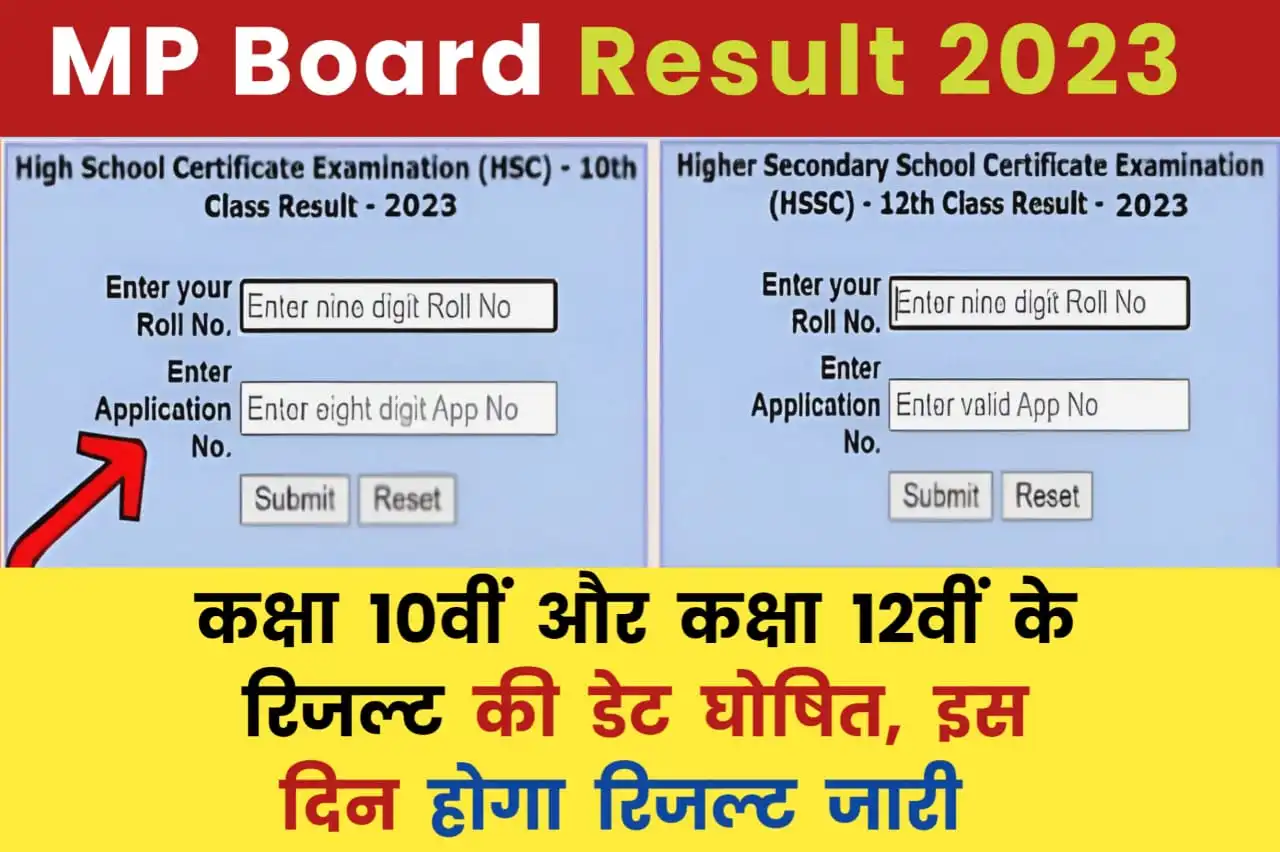 mp board result date 2023, mp board result today, mpbse.nic.in,